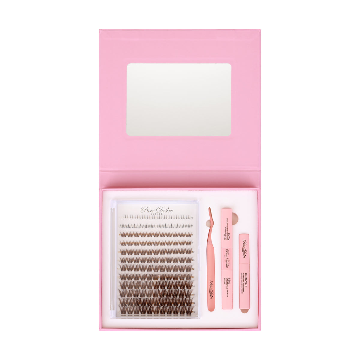 V 20-20 Brown Lash Cluster Kit